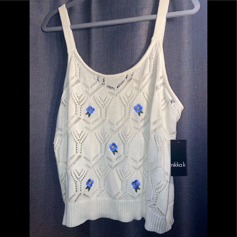 Nikka K Knitted crop top